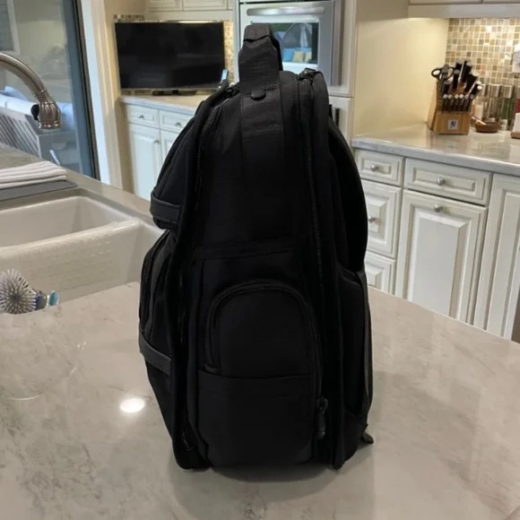 Tumi Alpha 3 Backpack Shoulder Bag Business Sports Nylon Black - Picture 6 of 10